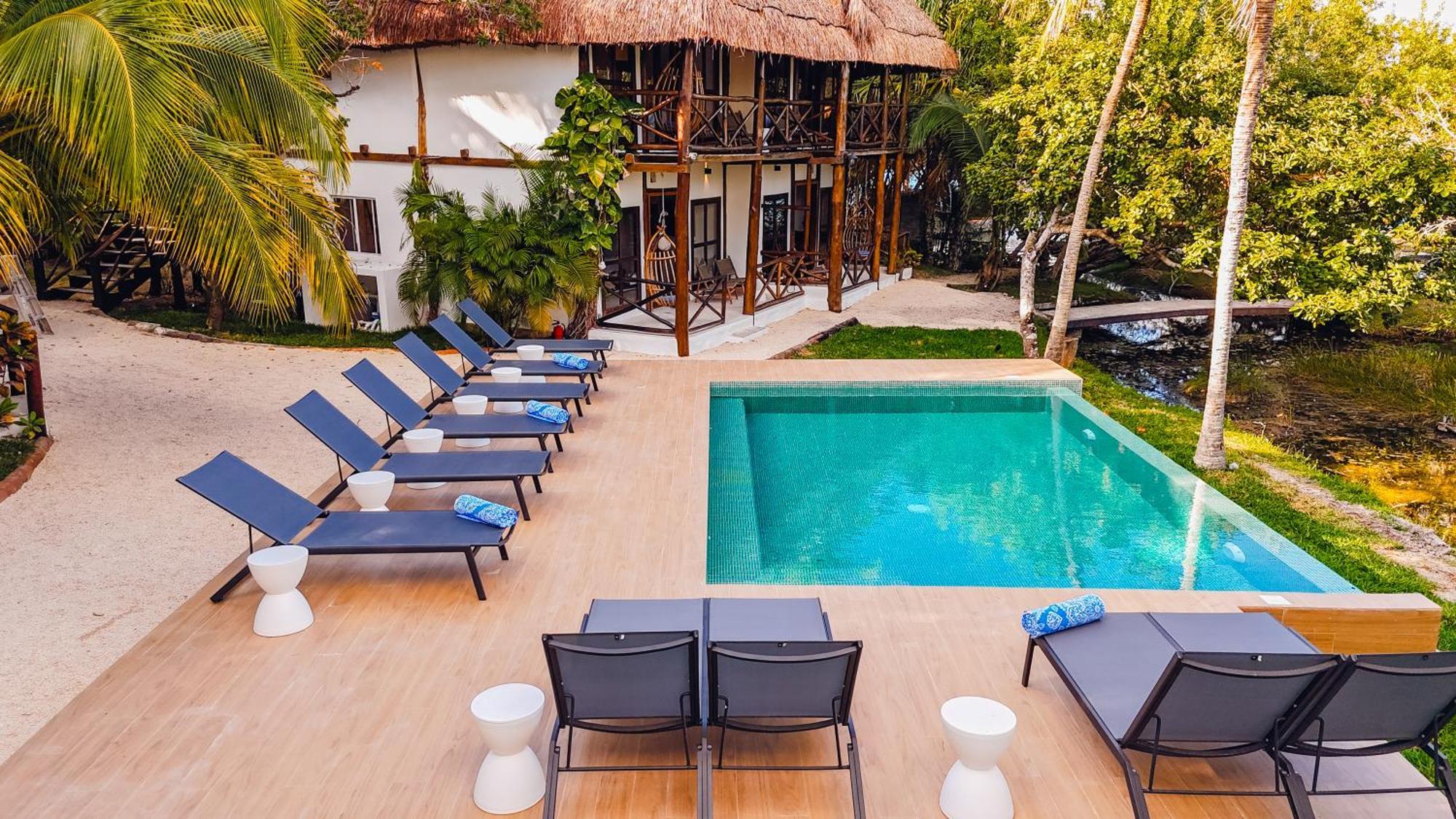 Azulea Bacalar Hotel & Spa - Lagoon Front (Adults Only) 외부 사진